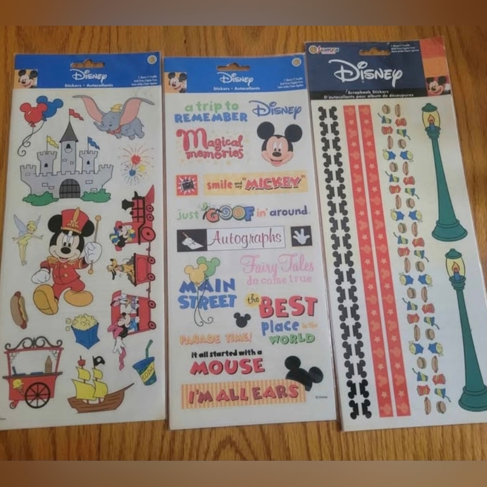 Vintage Disney Sandylion Scrapbook Stickers